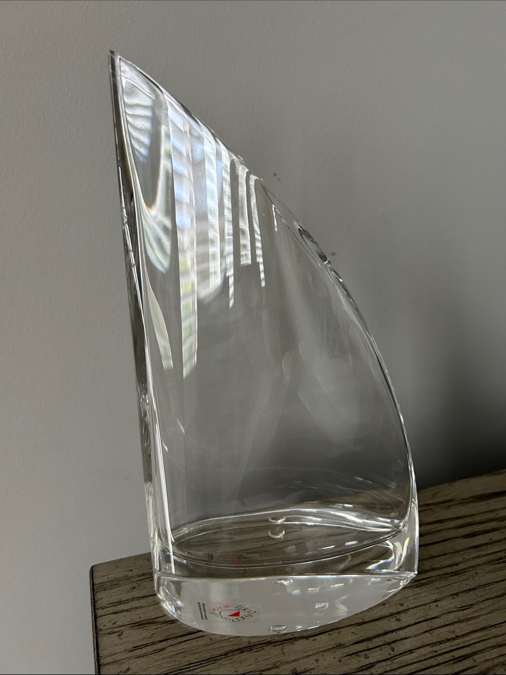 Colle Crystal Sail Vase